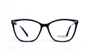 Lunette papillon noir intense – Look chic