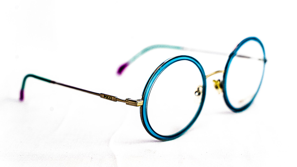 Profil monture ronde Emilio Pucci – Luxe Optique Dakar