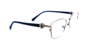 Monture optique Swarovski noire argent – Élégance