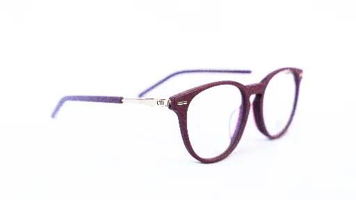 Monture Dior femme – Ovale mauve cerclée Dakar