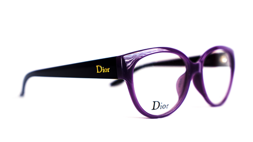 Monture Dior femme ovale mauve – cerclée