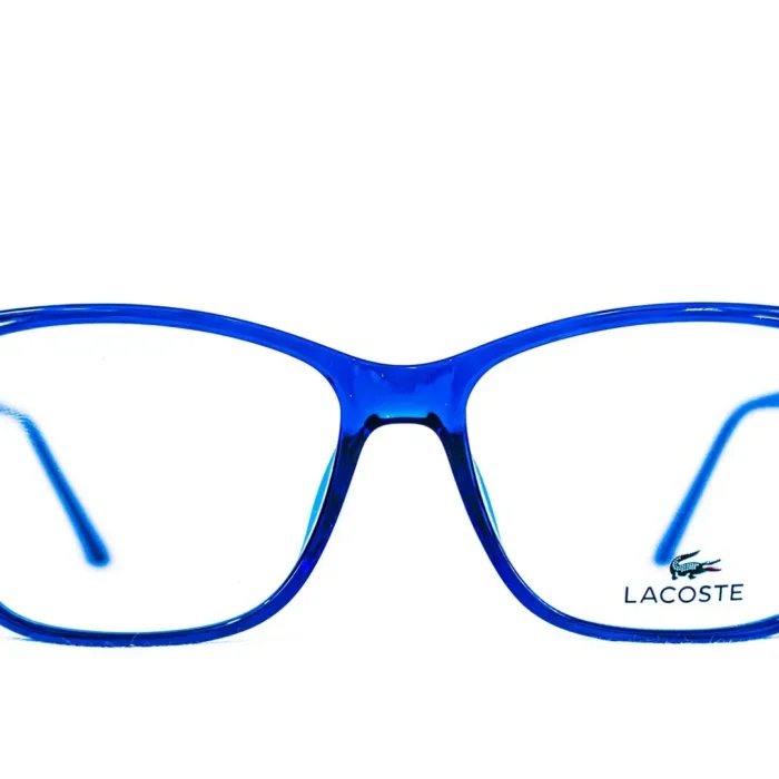 Lunette Lacoste homme bleue – Vue de face