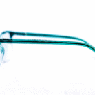 Monture femme Bloom vert transparent – Luxe Optique VDN
