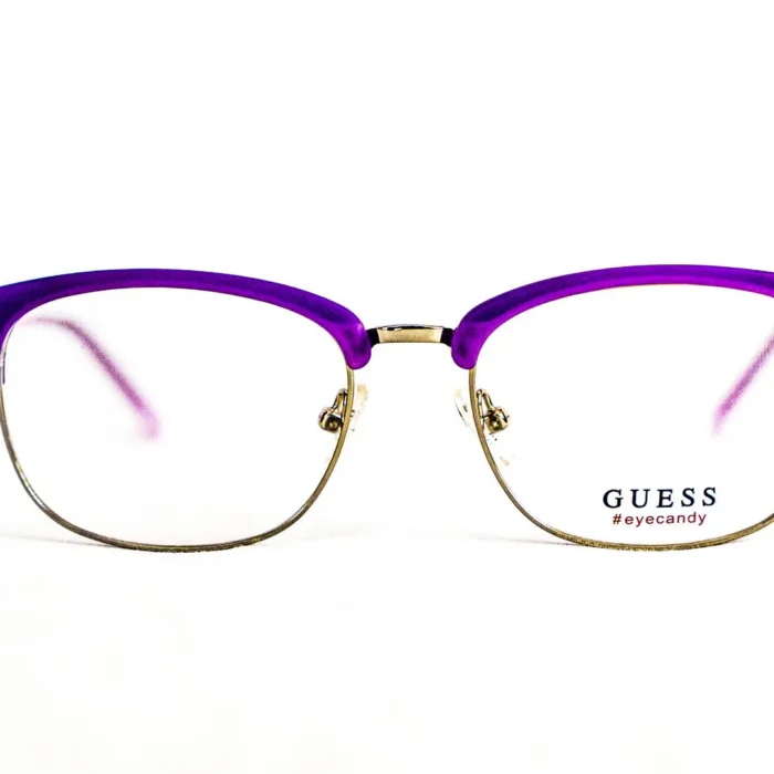 Lunette Guess violette pour femme – Vue de face Lunette Guess violette pour femme – Vue de face