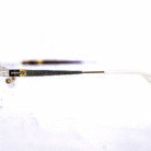 Monture Flair métal blanche dorée – Dakar VDN