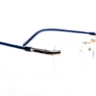 Vue profile lunette Mont Blanc homme – Luxe Optique
