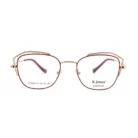 Lunette Katrin Jones femme dorée - Luxe optique Dakar.webp