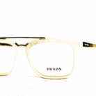 Lunette Prada blanche unisexe – Luxe Optique Dakar