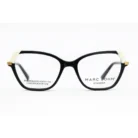 Vue de face – lunette Marc John couleur noire.webp