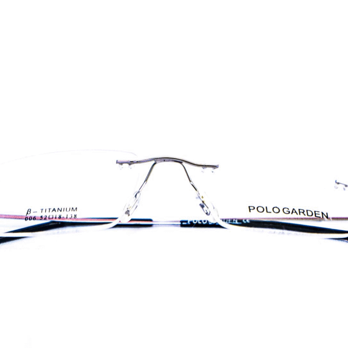 Monture argentée non cerclée Polo Garden – Dakar VDN Monture argentée non cerclée Polo Garden – Dakar VDN