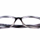 Monture Swarovski noir gris femme – papillon élégante