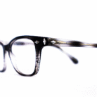 Lunette Swarovski femme – modèle papillon bicolore