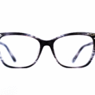 Swarovski monture cerclée noire et grise – vue de face