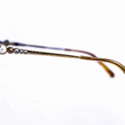 Monture élégante Swarovski dorée – VDN Dakar Mermoz