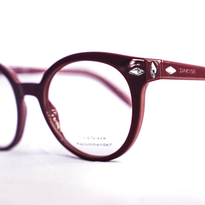 Monture Swarovski pantos rose femme Monture Swarovski pantos rose femme