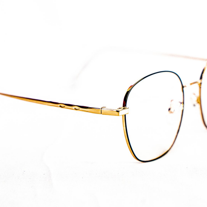 Monture dorée et noire Titanium – Dakar VDN Monture dorée et noire Titanium – Dakar VDN