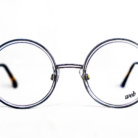 Lunette Web femme ronde argentée – Luxe Optique Dakar