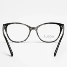 Monture Papillon Noir-Gris Bloom – Look féminin sophistiqué.webp