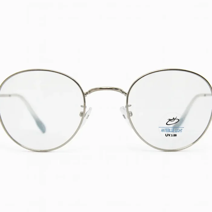 Lunettes métal rondes Titanium homme – Luxe Optique VDN Dakar.webp