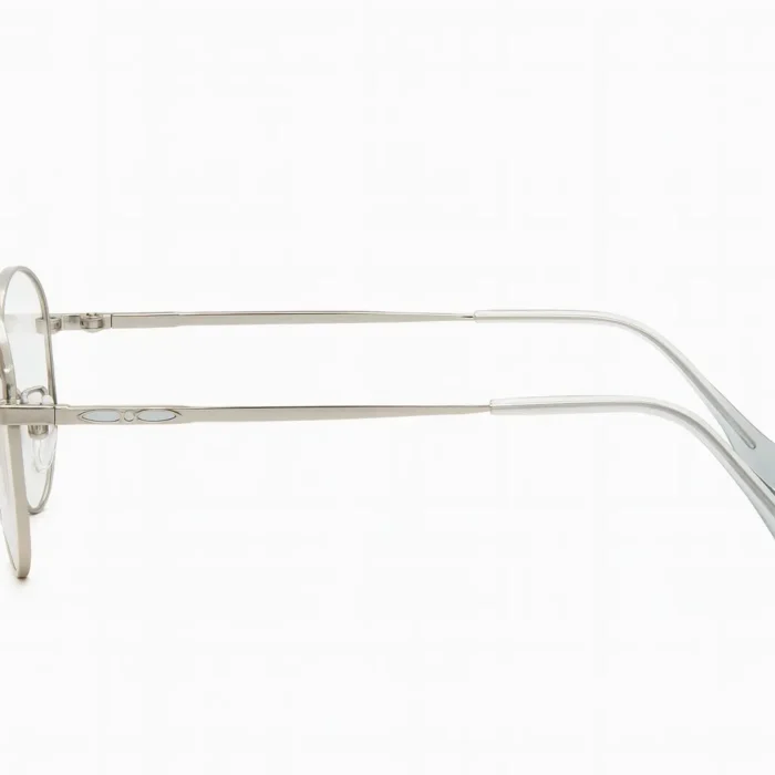 Lunettes de vue Titanium argent homme style classique – Luxe Optique Mermoz.webp