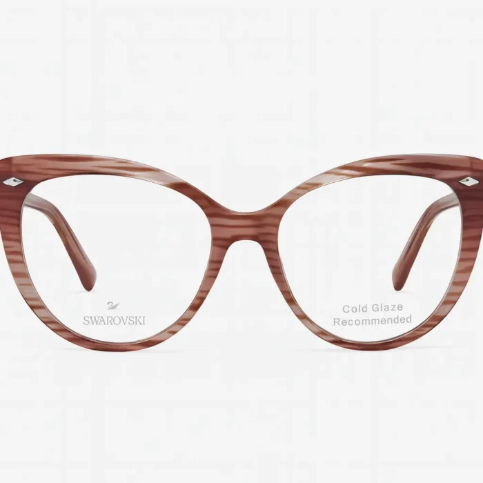 Monture marron pour femme Swarovski – Luxe Optique Dakar.webp Monture marron pour femme Swarovski – Luxe Optique Dakar.webp