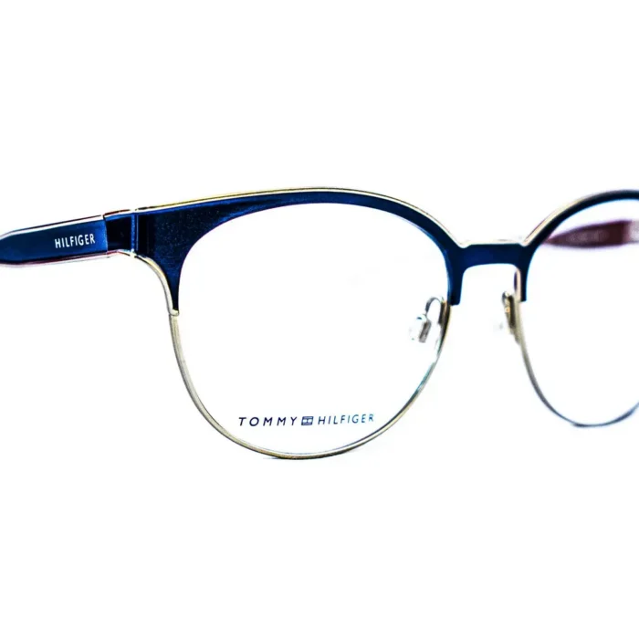 Monture Tommy Hilfiger browline chic en métal – Opticien Dakar Mermoz