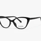 Monture Bloom femme noire élégante – Opticien Dakar.webp