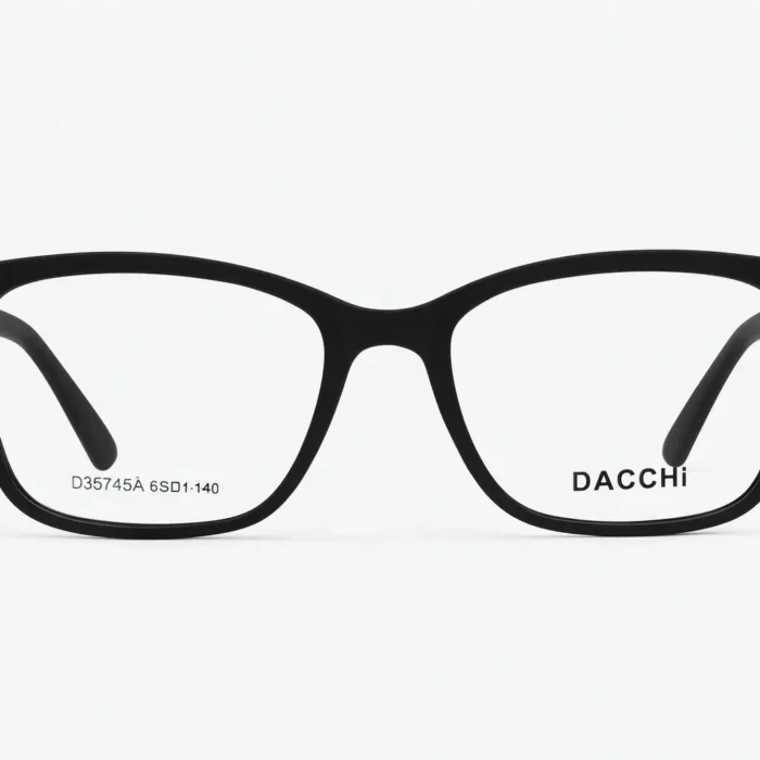 Lunette de vue Dacchi femme noire rectangulaire – Luxe Optique Dakar.webp
