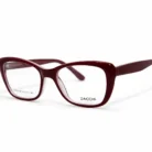 Monture Dacchi papillon rouge élégante – Opticien Dakar.webp