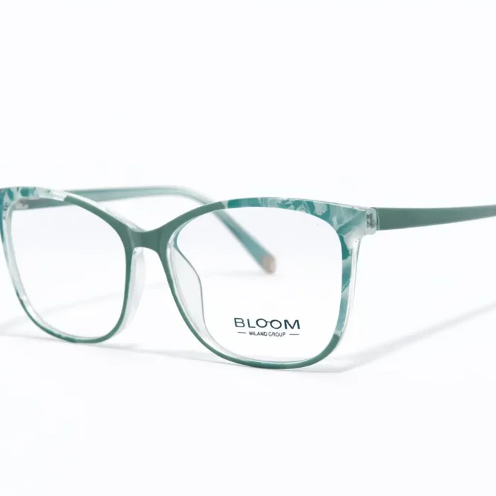 Monture Bloom ovale verte en acétate – Opticien Dakar VDN.webp