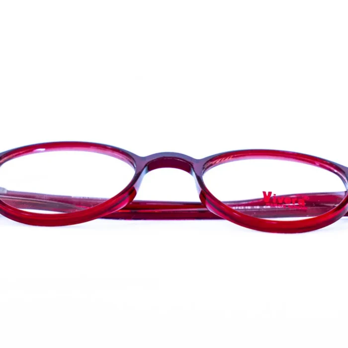 Lunette de vue Vivera fille rouge ovale – Luxe Optique Dakar.webp