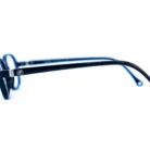 Détail monture cerclée Optelli enfant noire.webp