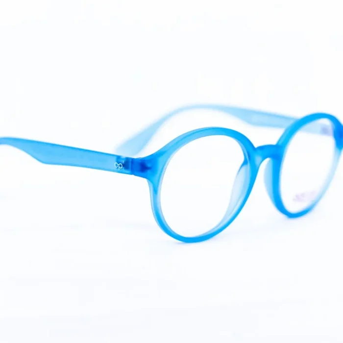 Monture Opticall en plastique acétate – finition bleue.webp