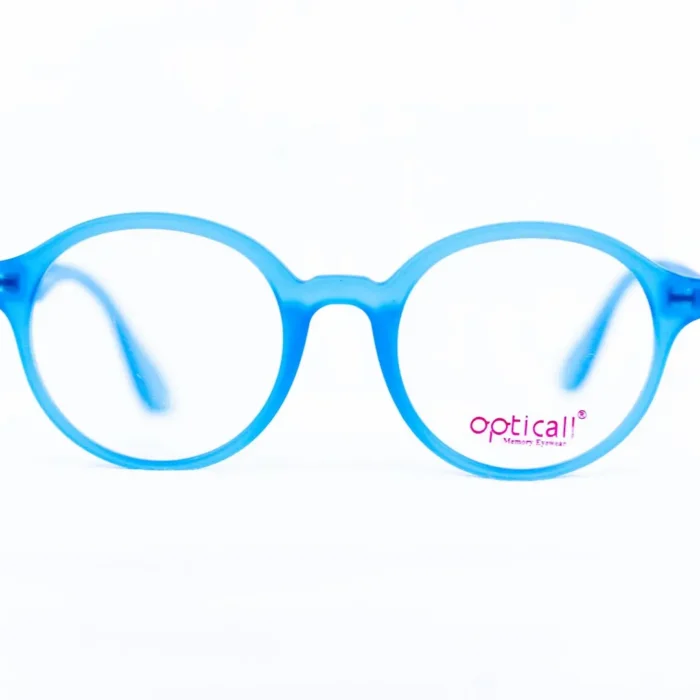 Lunette de vue enfant Opticall bleue – vue de face | Luxe Optique VDN.webp