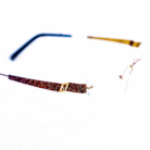 Lunette Flair rose rectangulaire – Luxe Optique