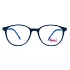 Lunette de vue homme Vivera noire – vue de face | luxe optique dakar.webp