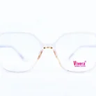 vue de face - Lunette de vue femme Vivera beige transparent - Luxe Optique VDN.webp