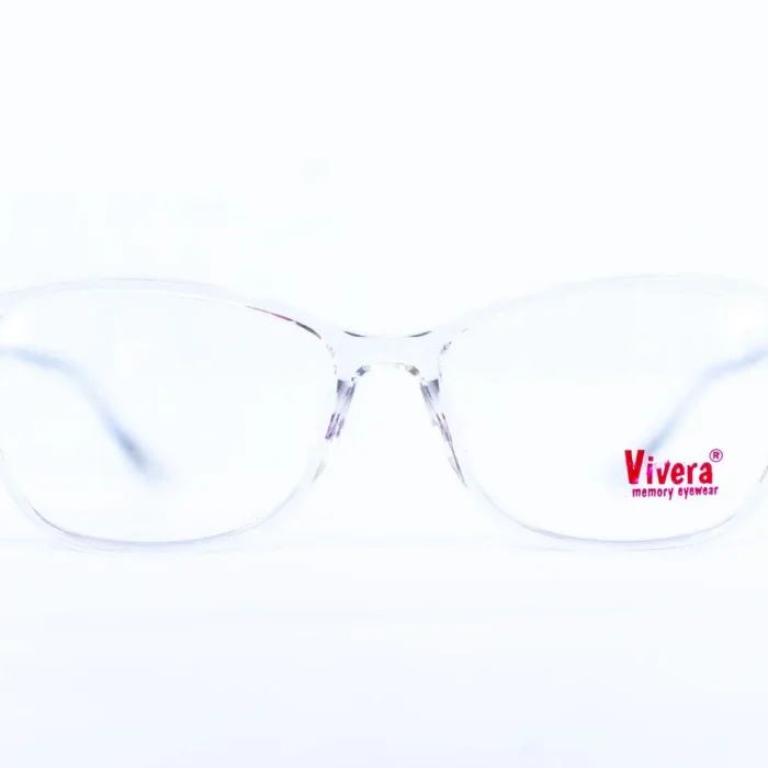 Lunette de vue femme Vivera beige – vue de face | Luxe Optique VDN.webp