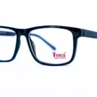 Monture carrée Vivera noire pour homme – luxe optique vdn.webp