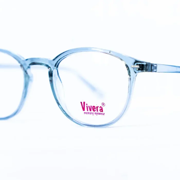 Monture Vivera ovale vert transparent – profil.webp