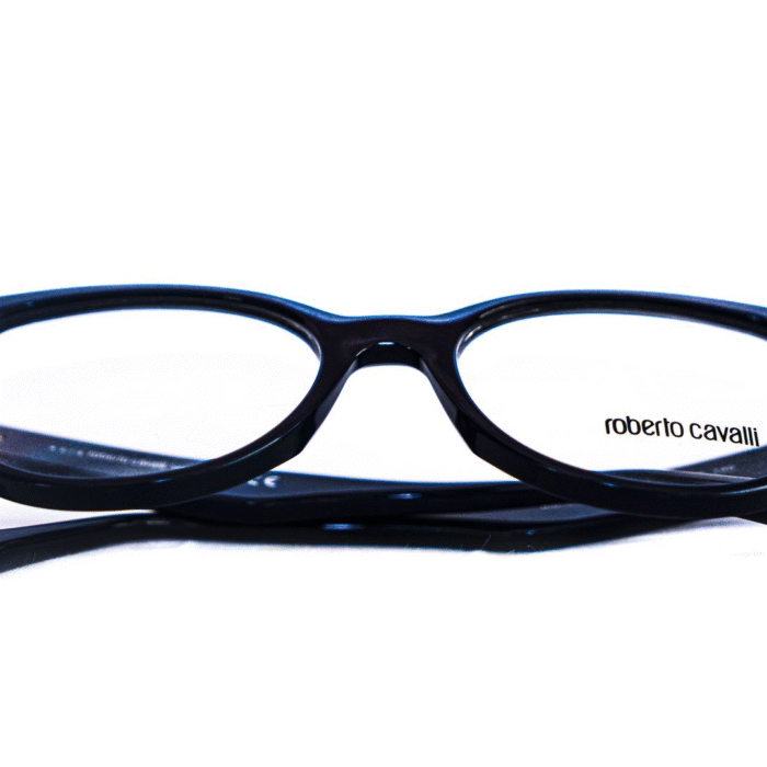 Monture Roberto Cavalli bleue femme – Design papillon Monture Roberto Cavalli bleue femme – Design papillon