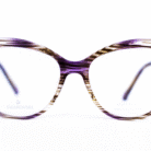 Monture Swarovski violette papillon – LUXE OPTIQUE Dakar
