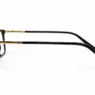 Détail de la monture Mont Blanc en plastique acétate – finition premium.webp