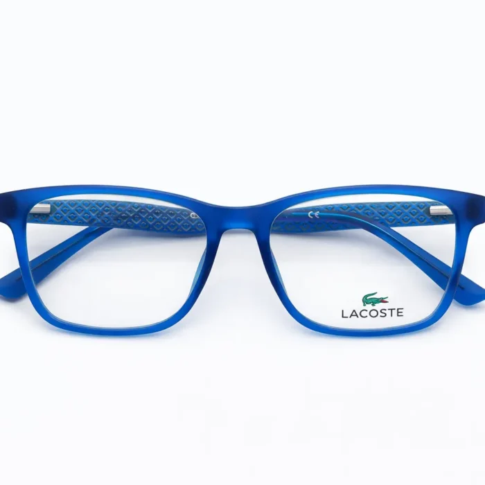 Lunette de vue Lacoste rectangulaire – style moderne et sportif – Boutique Luxe Optique.webp