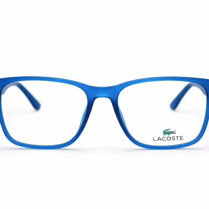 Lunette de vue Lacoste homme – vue de face – Luxe Optique VDN.webp