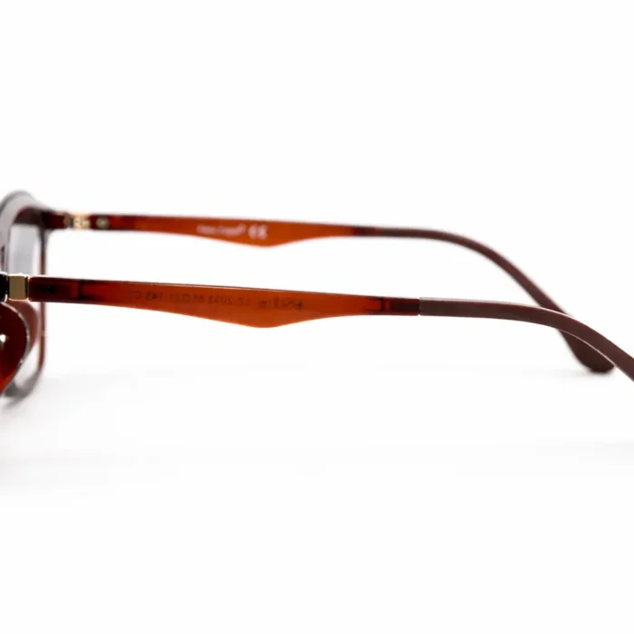 Monture Polar Eagle en acétate marron – finition élégante – Luxe Optique VDN.webp