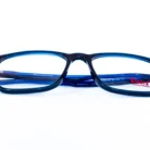 Monture Vivera homme carrée bleue – Luxe Optique Dakar.webp
